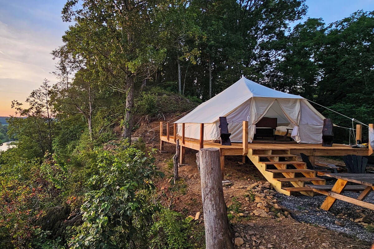 Tent, 1 Bedroom, River View, Mountainside | View from room