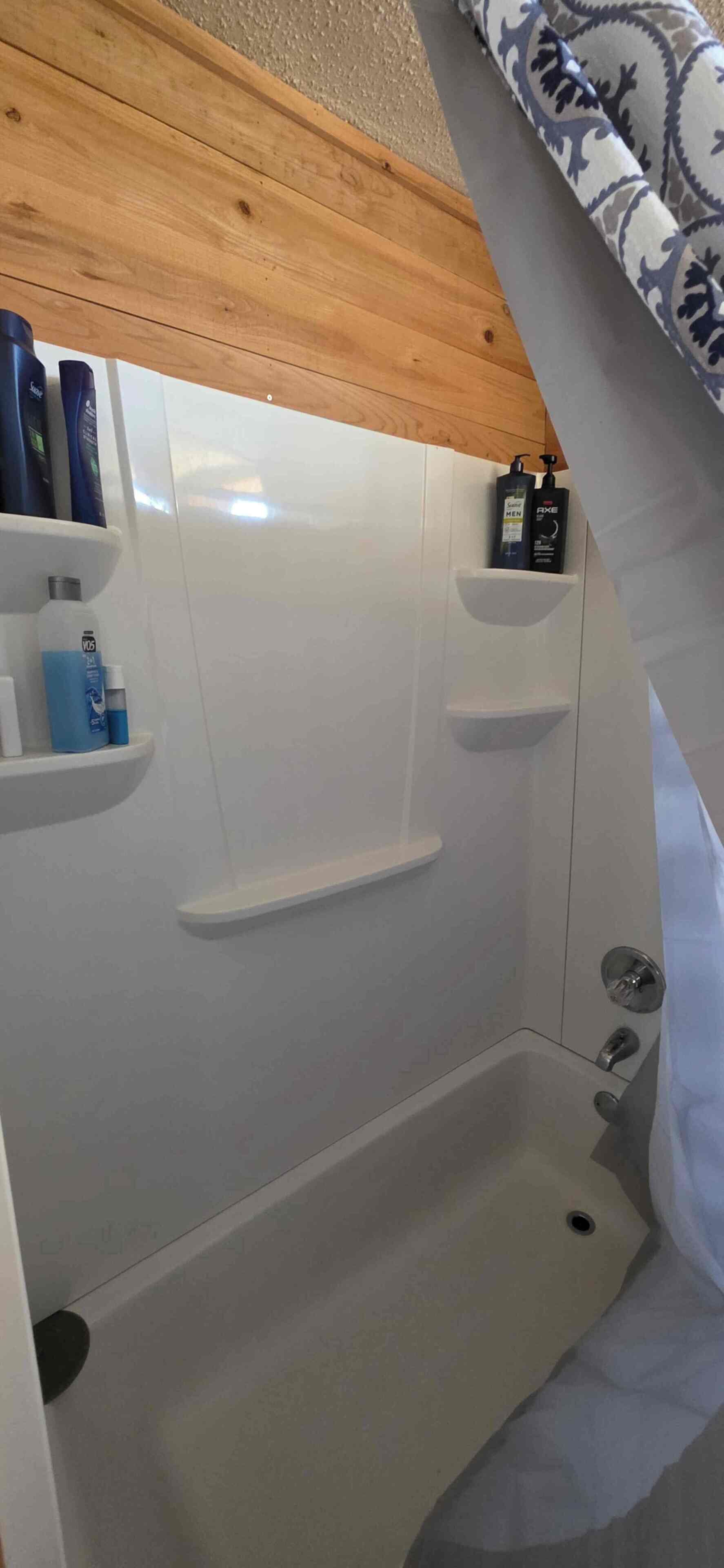 Hair dryer, bidet, towels, soap