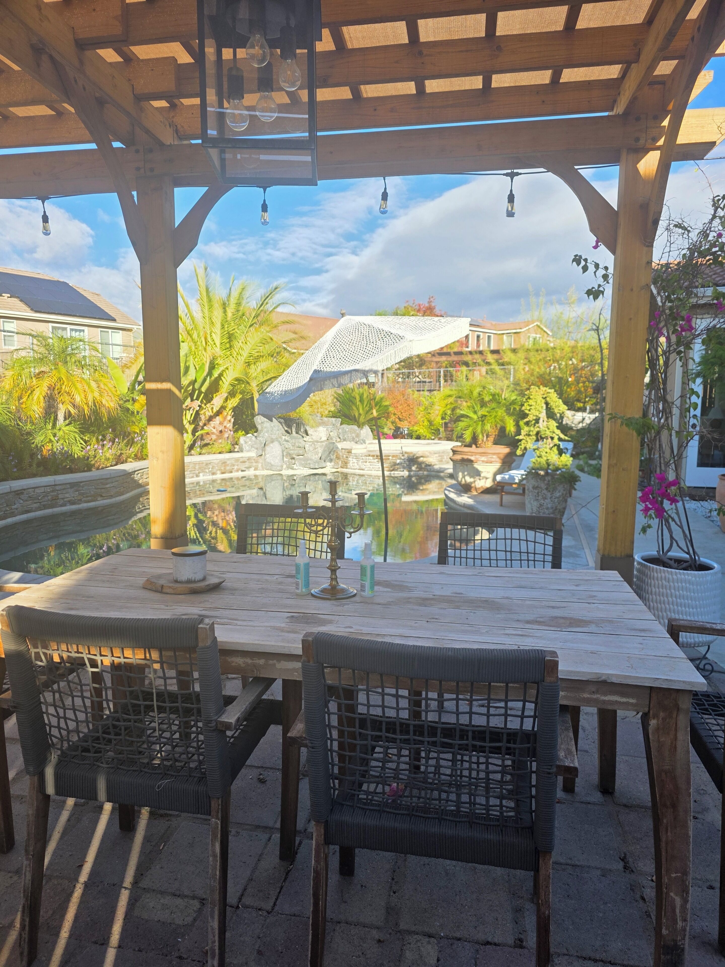 Restauration en plein air