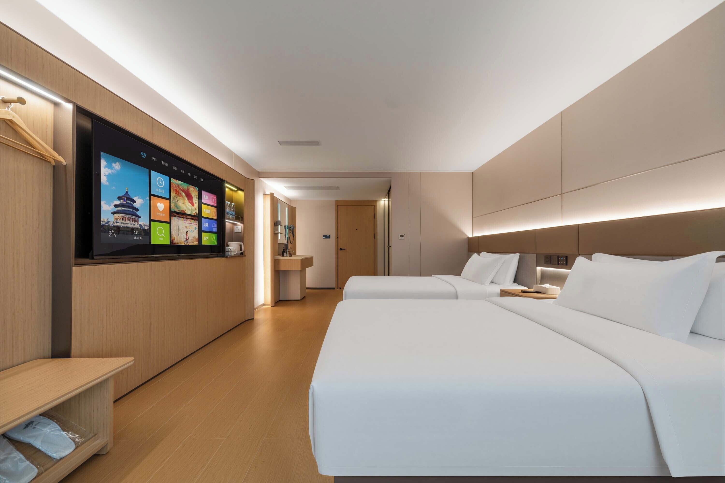 Minibar, bureau, espace de travail pour ordinateur portable