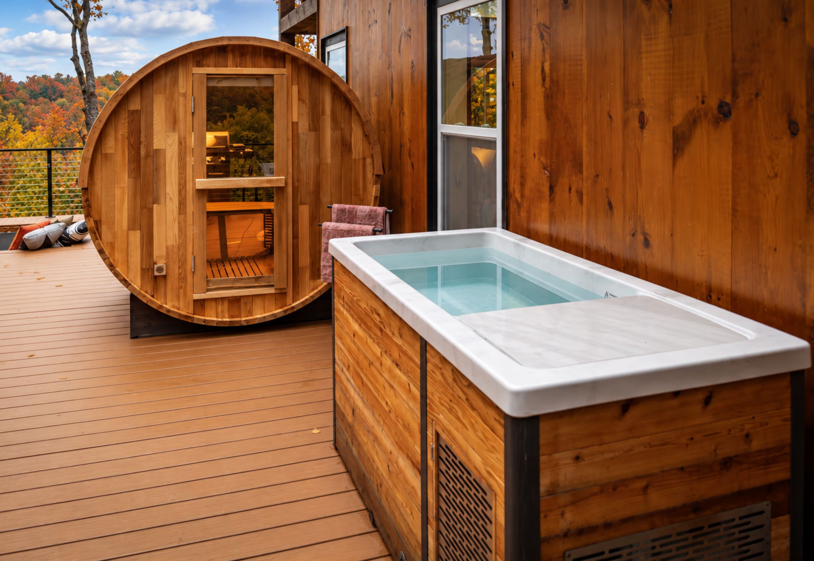 Bain à remous extérieur