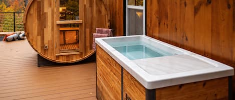 Cold plunge, deep breath, complete reset. This is the wellness escape you've been craving.