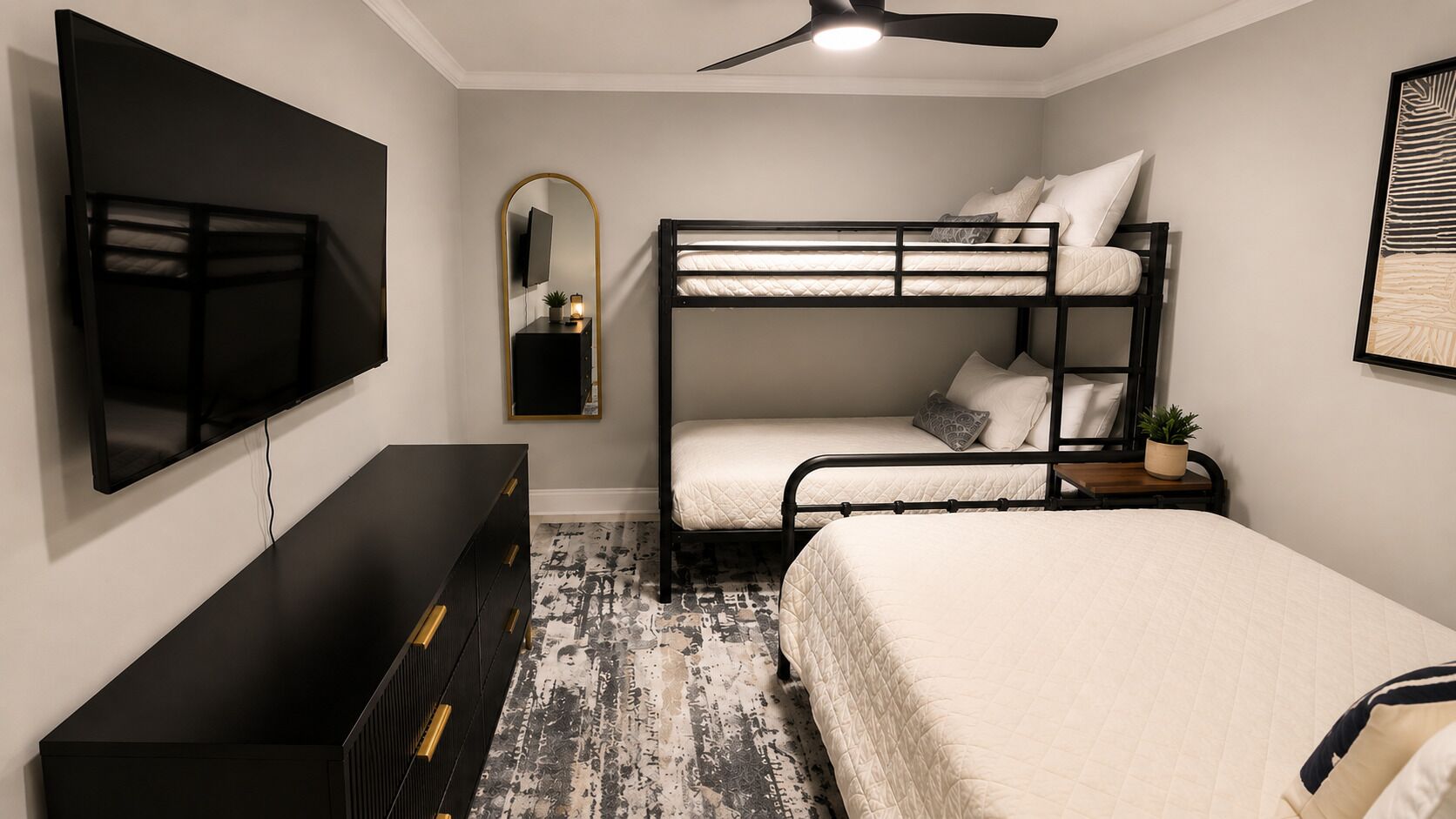 2 chambres, fer et planche à repasser, Wi-Fi gratuit, draps fournis