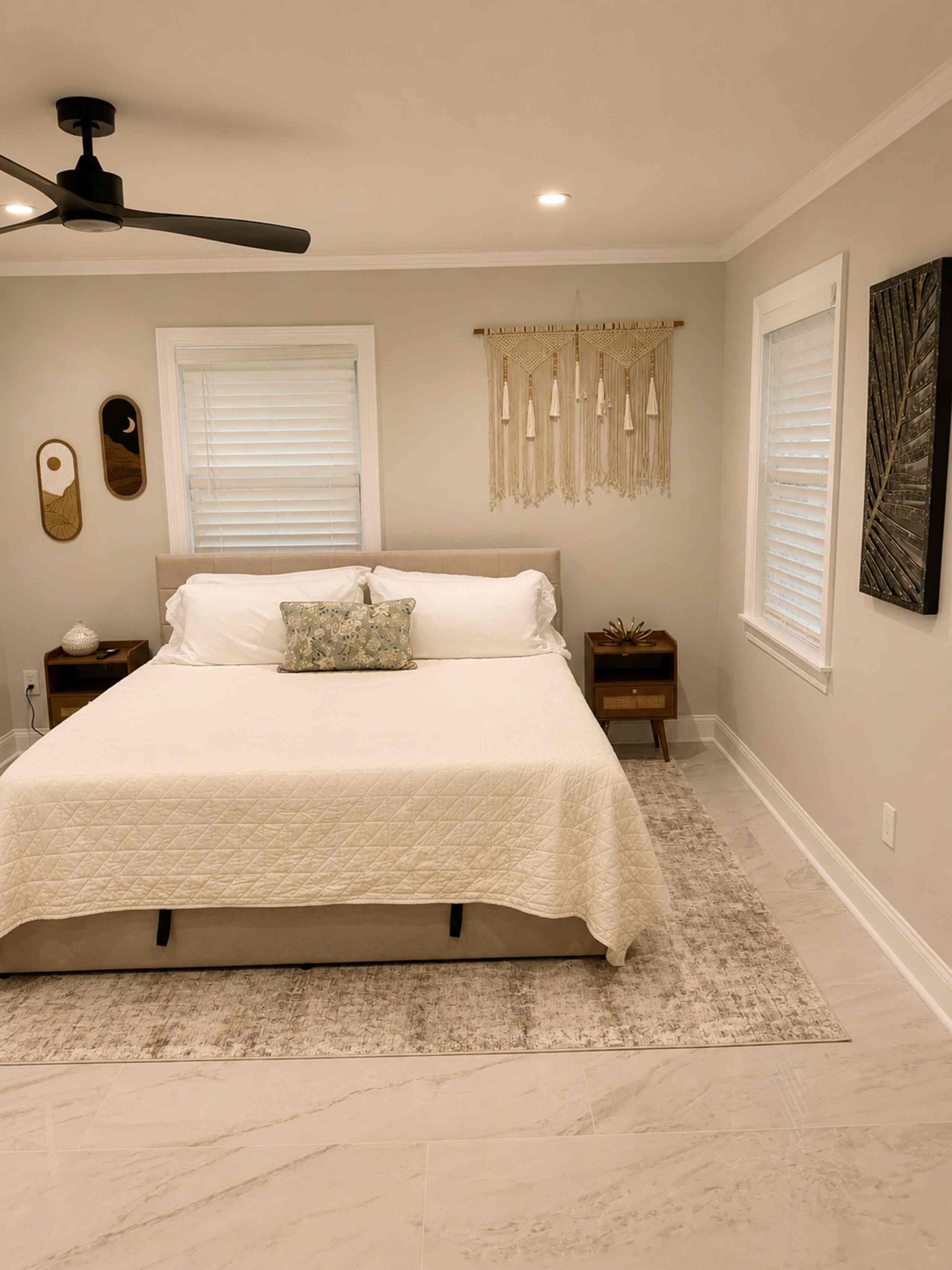 2 bedrooms, iron/ironing board, WiFi (free), bed sheets