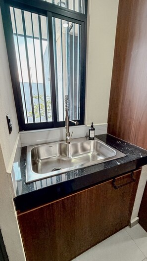 Interior - Modern house with a private garden and double-height ceiling in Comala (Comala)