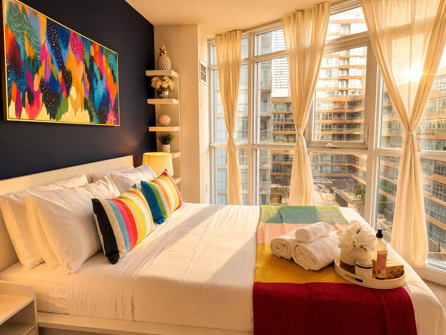 2 bedrooms, iron/ironing board, WiFi (free), bed sheets
