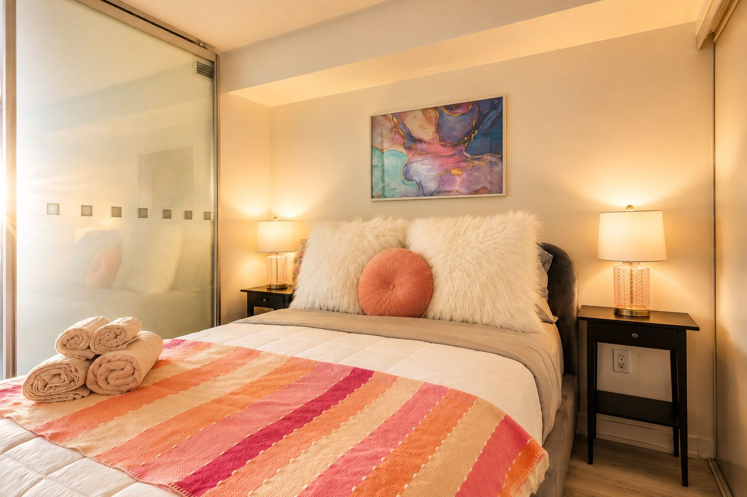1 bedroom, iron/ironing board, WiFi (free), bed sheets