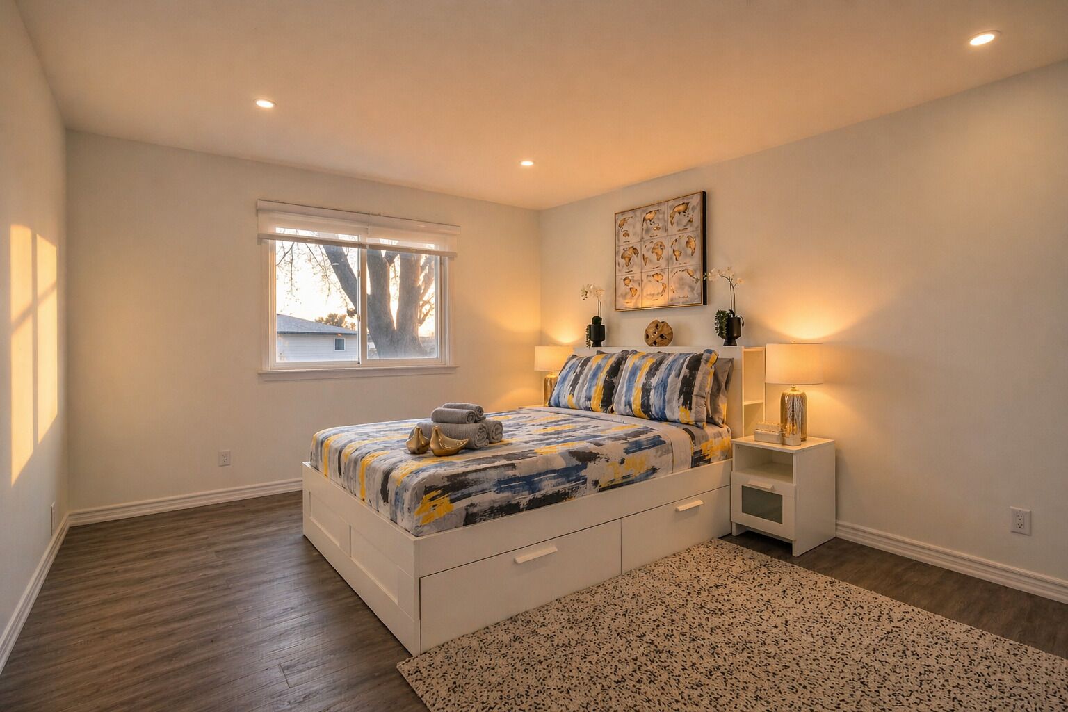 3 bedrooms, iron/ironing board, WiFi (free), bed sheets