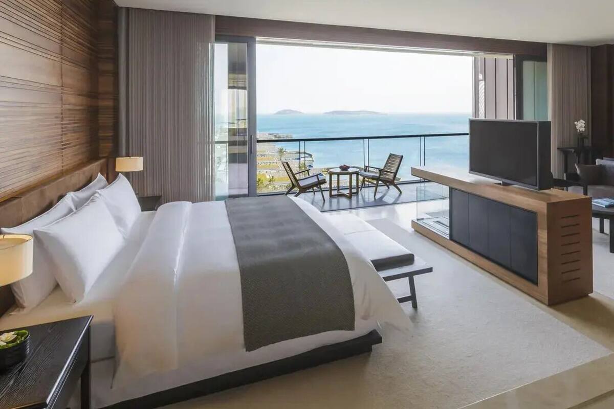 Suite Executive, 1 letto king, vista mare | Una cassaforte in camera, tende oscuranti, Wi-Fi gratuito