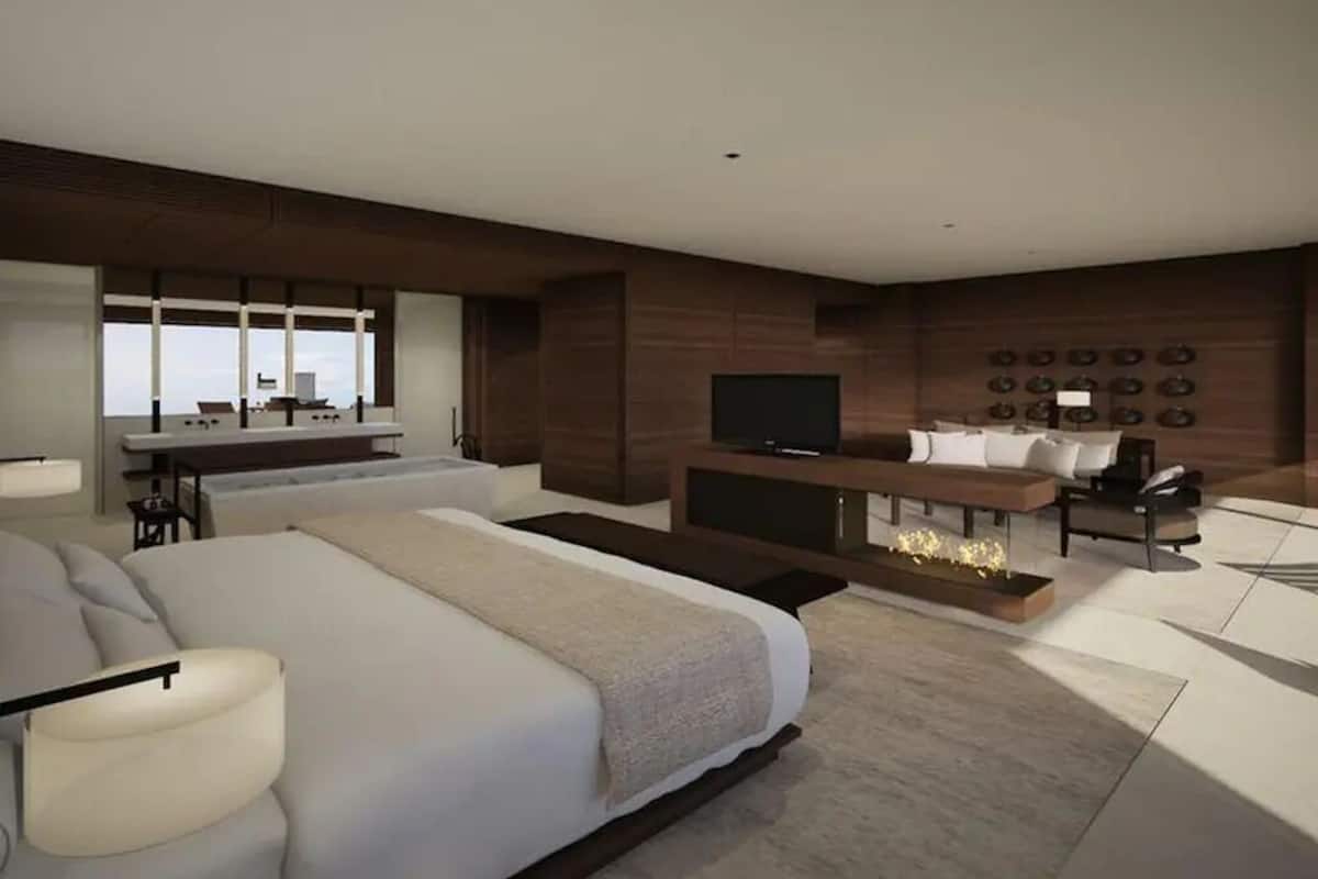 Suite, 1 letto king, vista mare | Una cassaforte in camera, tende oscuranti, Wi-Fi gratuito