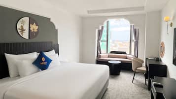 Deluxe Double Room, City View | Desk, free WiFi