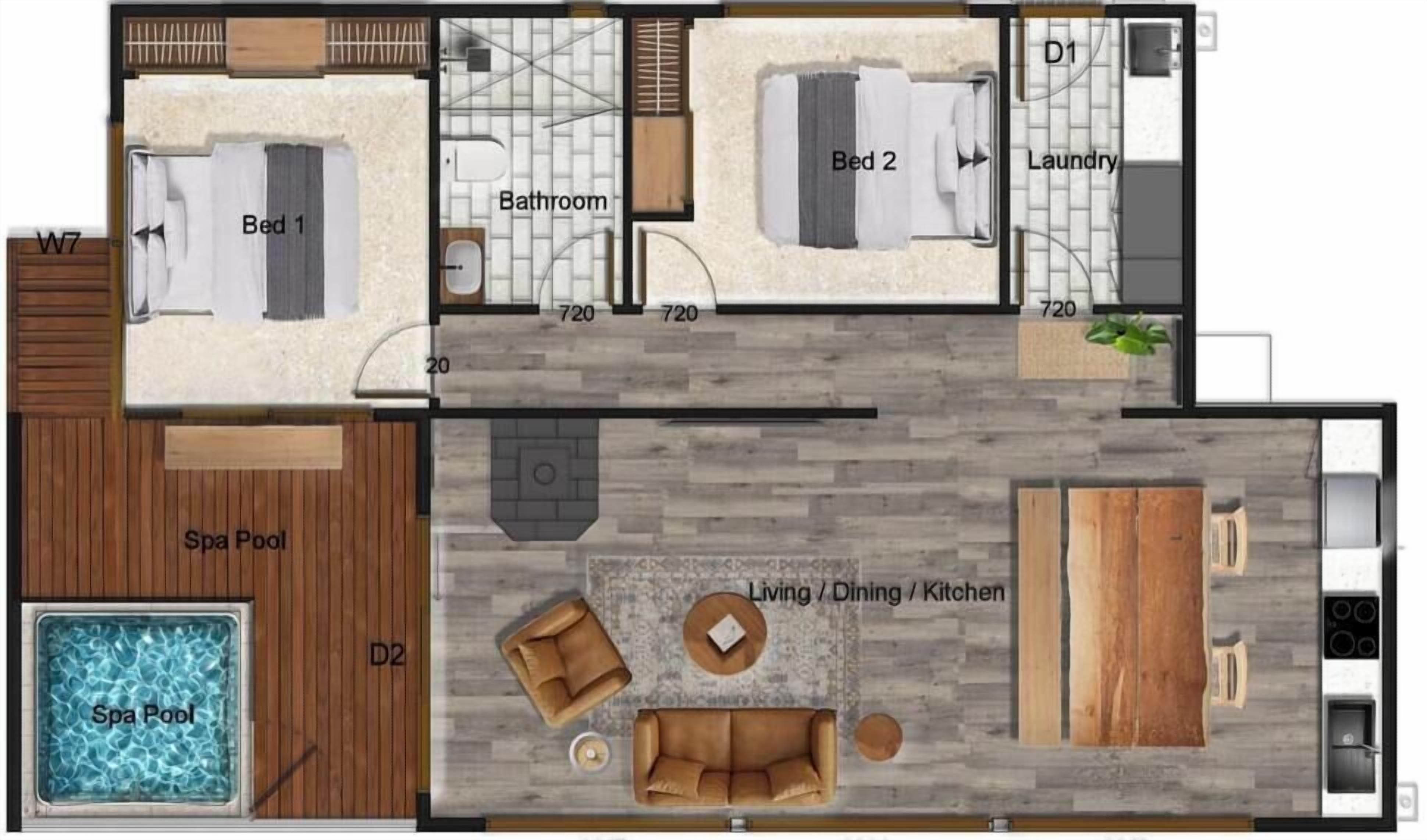 مخطط تصميم الطابق