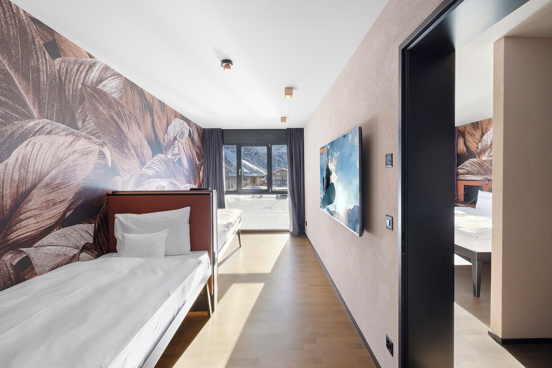 Comfort Quadruple Room, Balcony, Mountain View