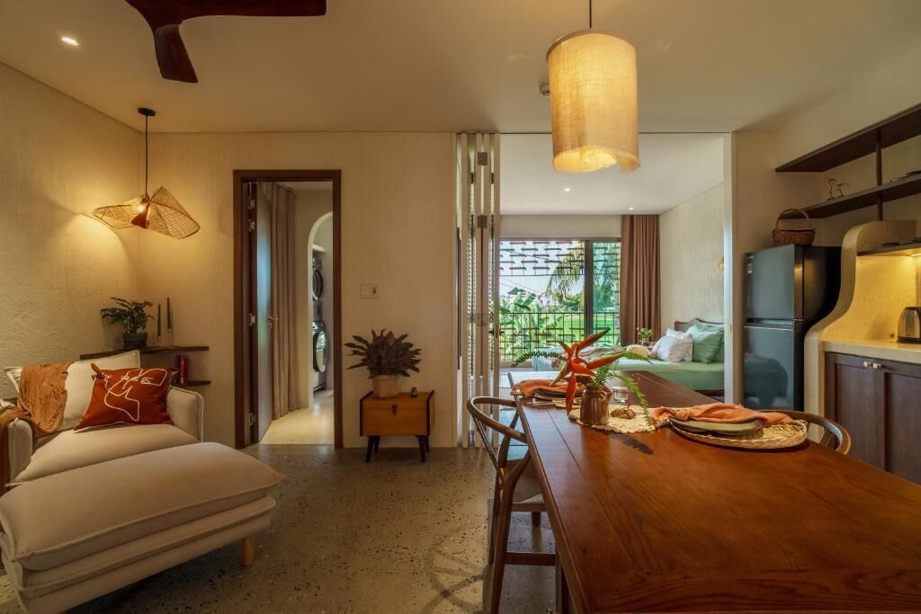 One Bedroom Apartment - Balcony and Rice Field View | Private kitchen | Espresso maker, coffee/tea maker, electric kettle