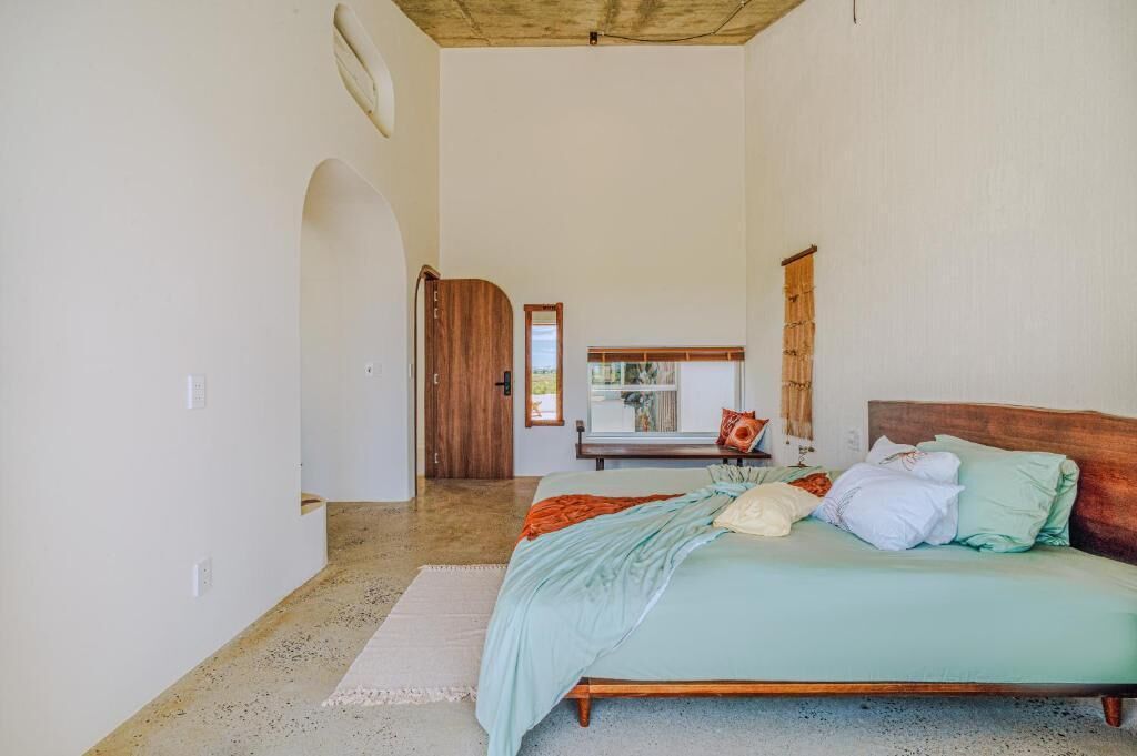 One Bedroom Apartment - Terrace and Rice Field View | Premium bedding, blackout drapes, soundproofing, iron/ironing board