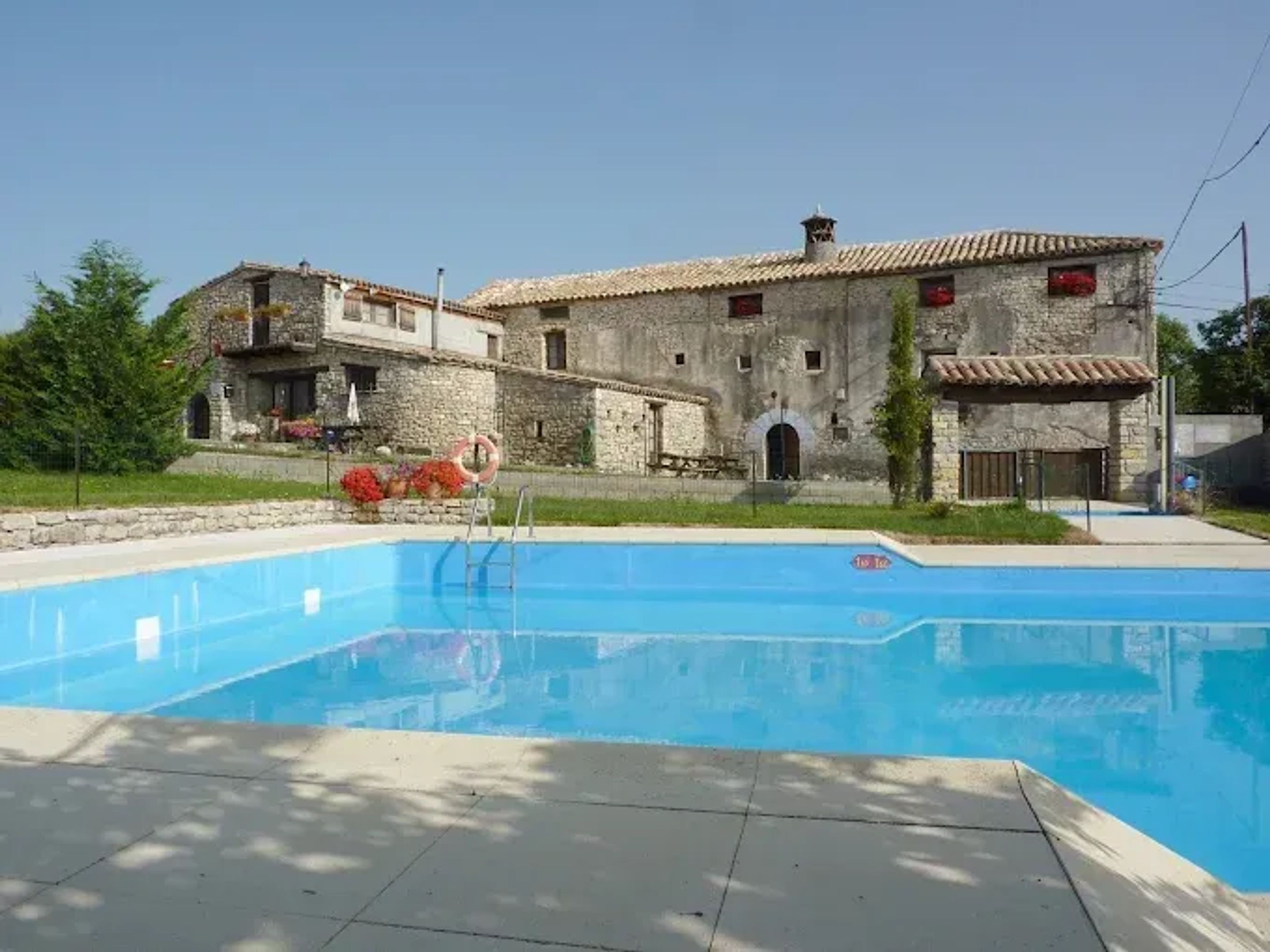 Vue sur piscine