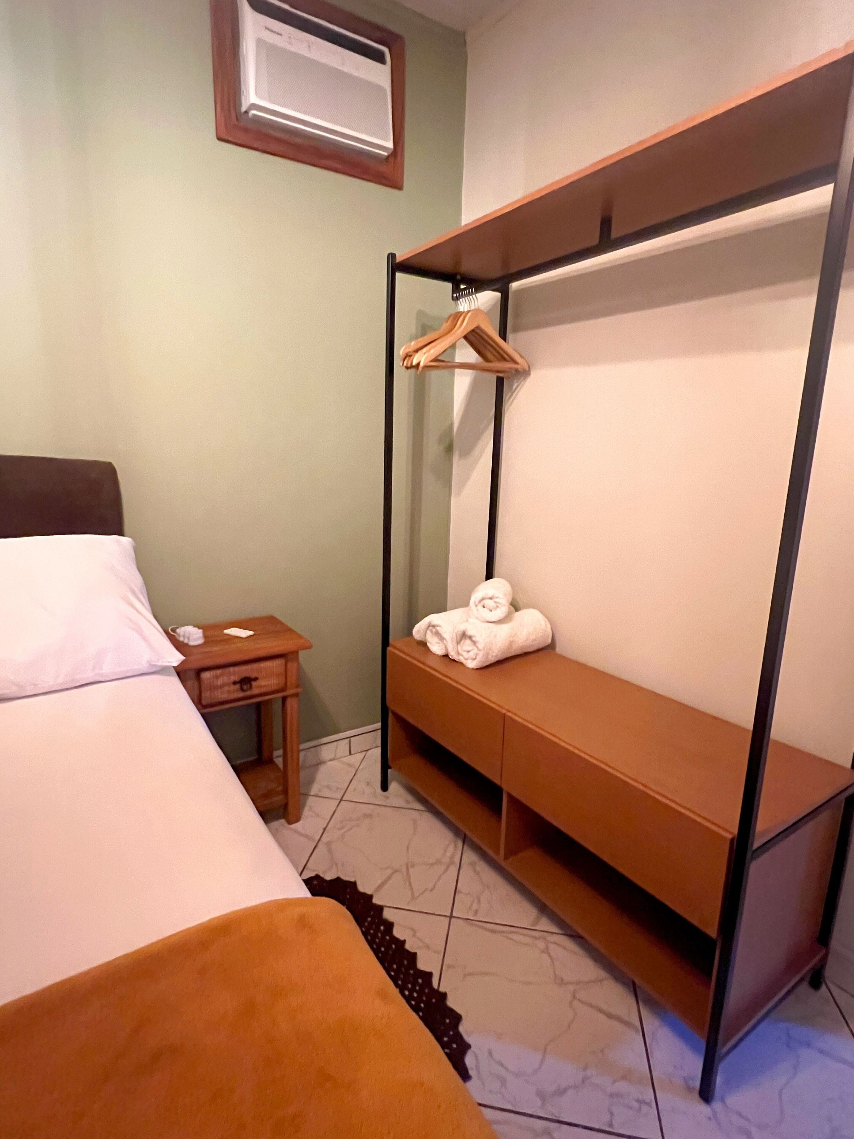 Blackout drapes, iron/ironing board, WiFi (free)