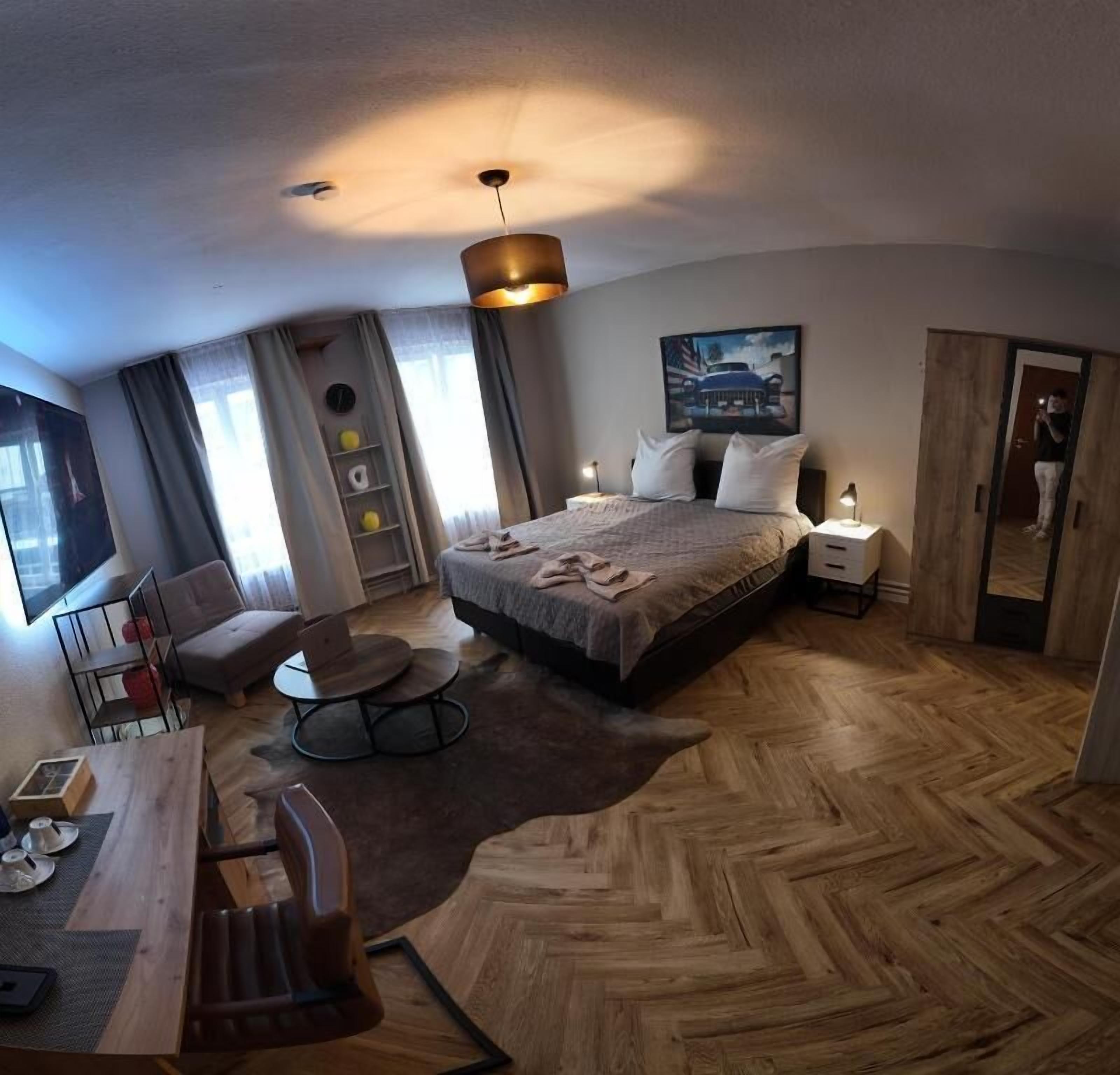 Deluxe Double Room, City View | Blackout drapes, iron/ironing board, WiFi (free)