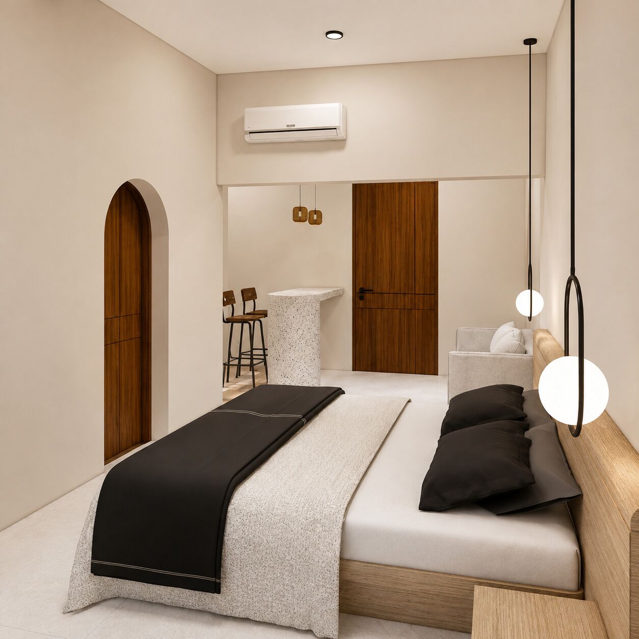 Luxury Double Room, 1 Queen Bed, Park View, Courtyard Area | Free WiFi