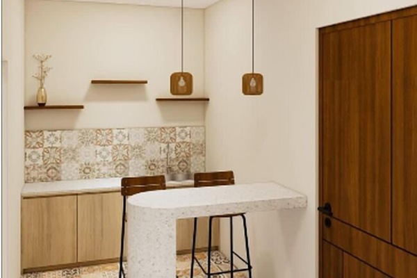 Deluxe Double Room, 1 Queen Bed, Park View, Poolside | Private kitchen