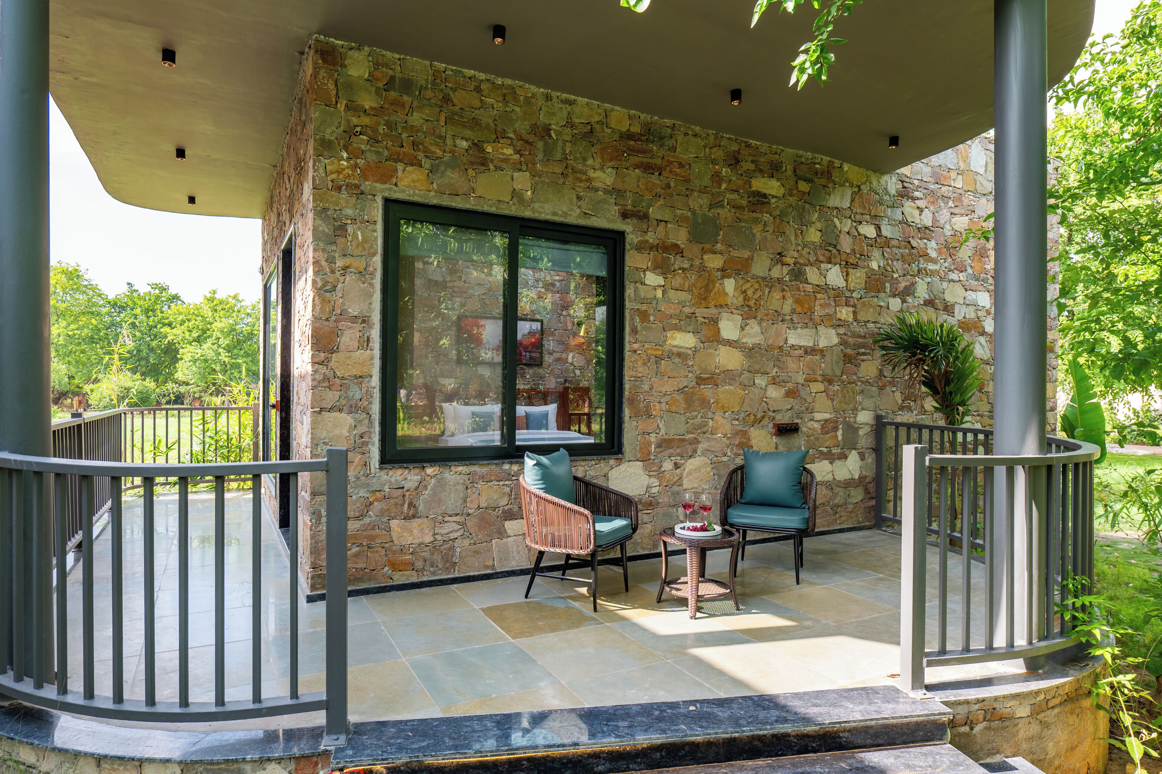 Chaumière supérieure | Terrasse/patio