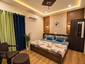Deluxe Double Room, Multiple Beds, Air conditioning | View from room - Hotel Ayodhya Vatika Home Stay (Ayodhya)