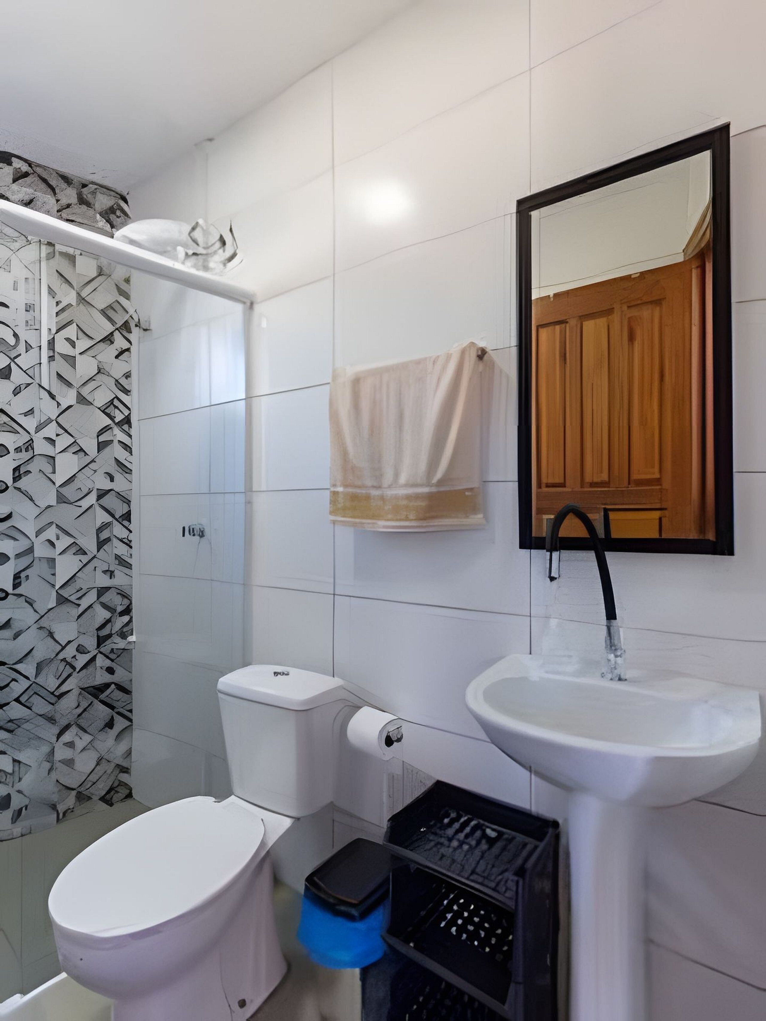 Cabana | Banheiro | Chuveiro, papel higiênico