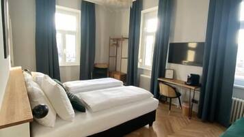 Bureau, chambres insonorisées, Wi-Fi gratuit