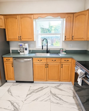 Coffee/tea maker, fridge, microwave, oven - Sunrise Social House | Pool, Games, Sleeps 23 (Fort Pierce)