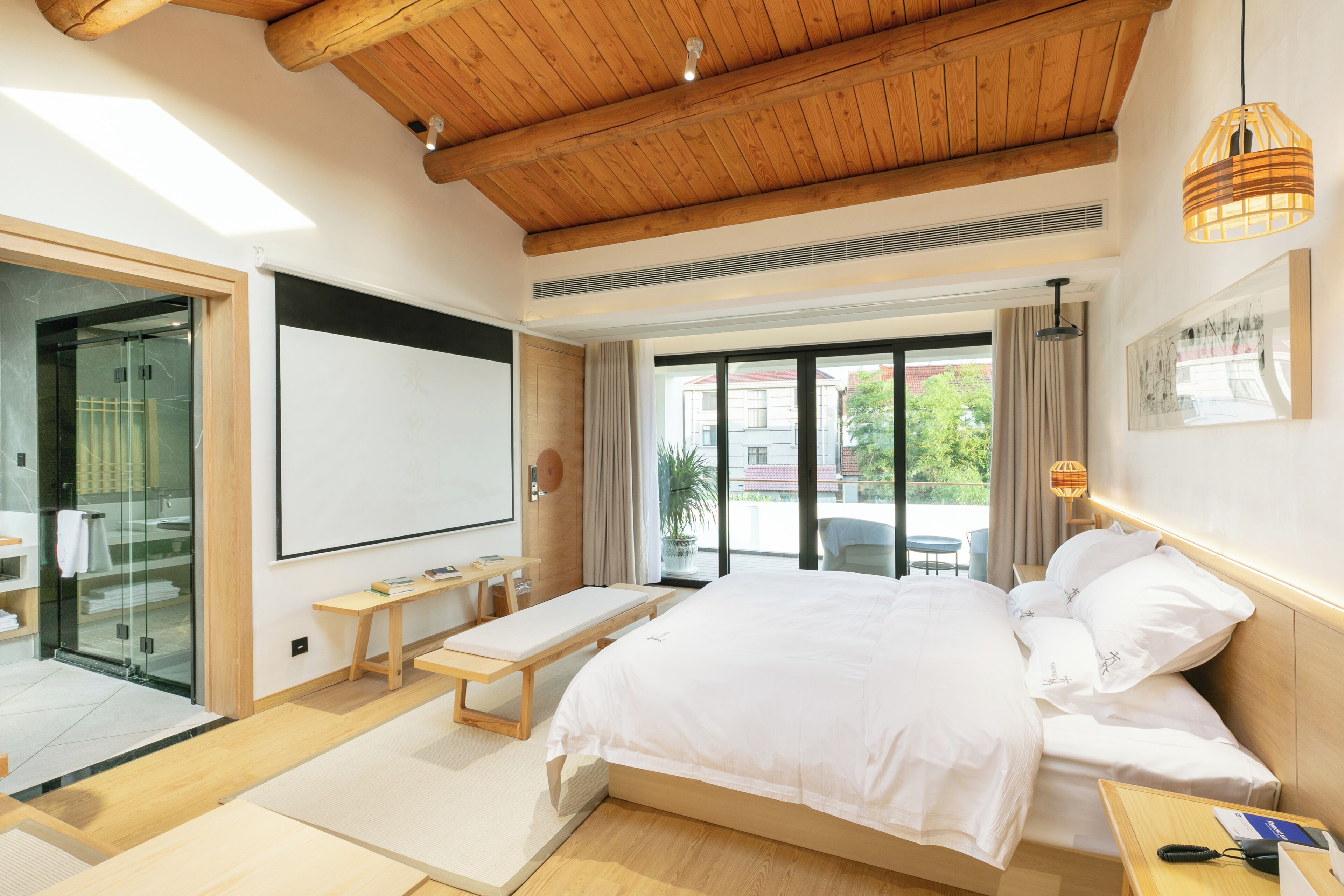 Elite Double Room, Balcony, Garden View | Premium bedding, desk, laptop workspace, blackout drapes