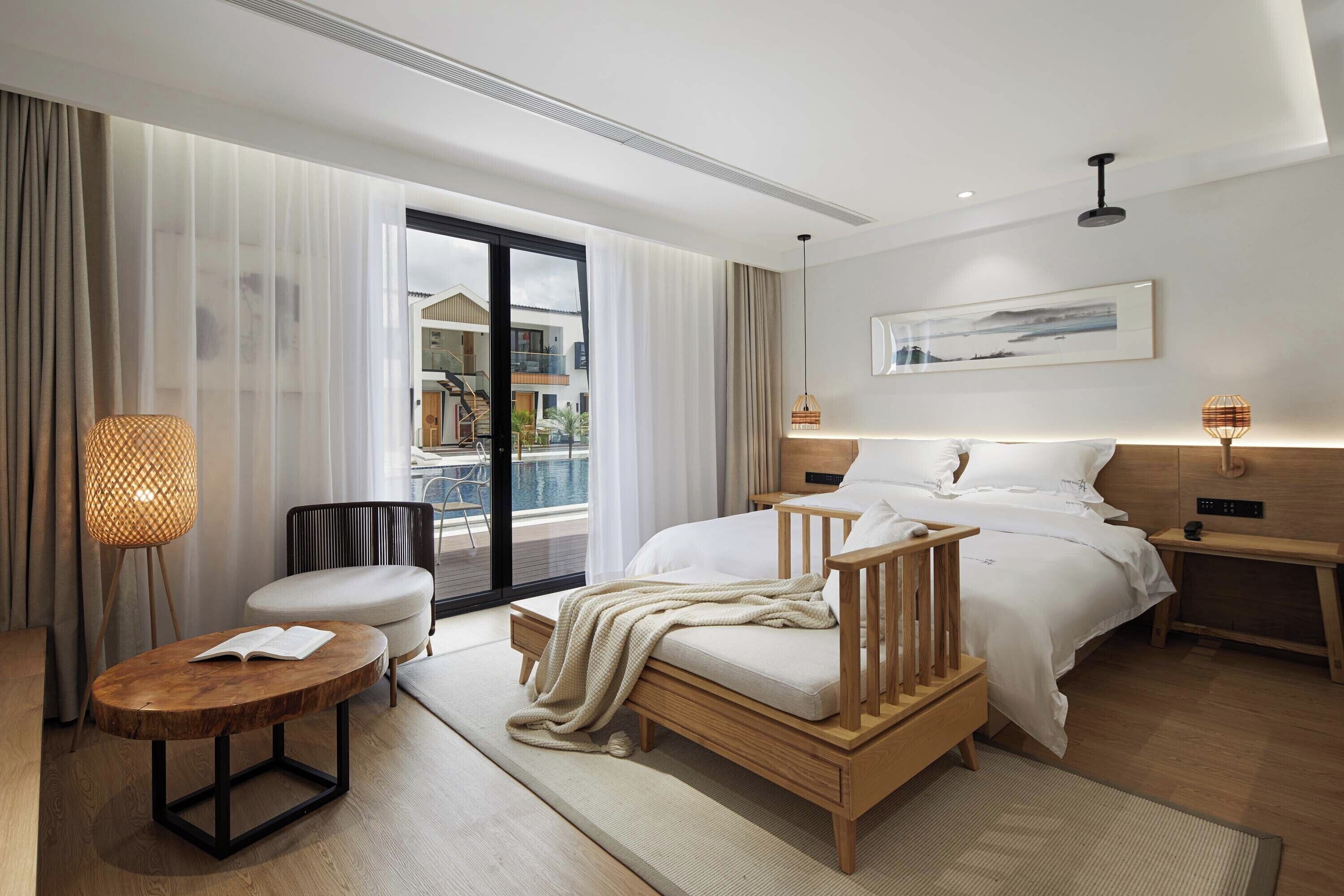 Classic Double Room, Garden View, Poolside | Premium bedding, desk, laptop workspace, blackout drapes