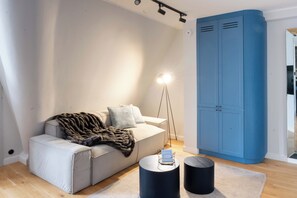 Deluxe Apartment, Non Smoking, Private Bathroom | Living area - Parkowa 33 Beach Loft by Lion Apartment (Sopot)