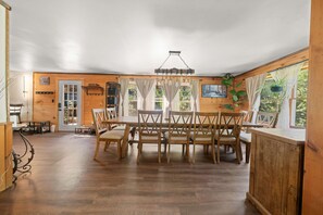 Unclassified image, 3 of 39, button - Riverfront Log Home - 28 Acres - Fire Pit (Warner)