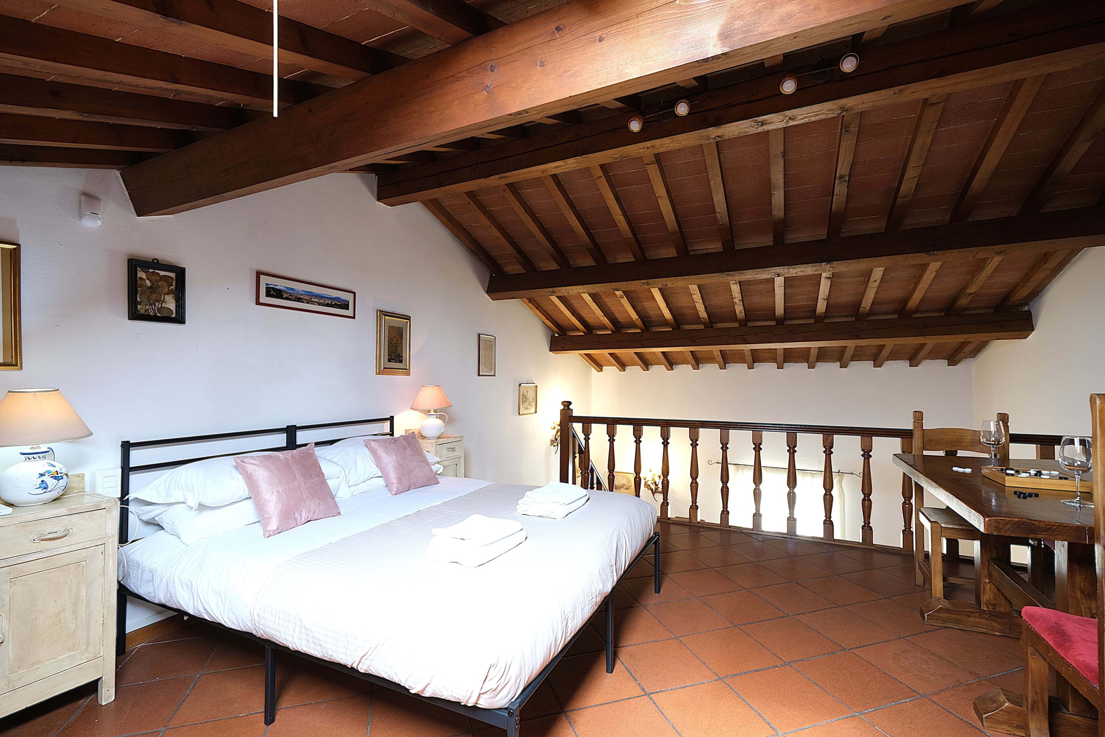 Standard Apartment | Hypo-allergenic bedding available, down comforters, iron/ironing board