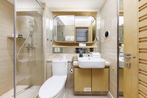 Luxury-Doppelzimmer, Stadtblick | Badezimmer