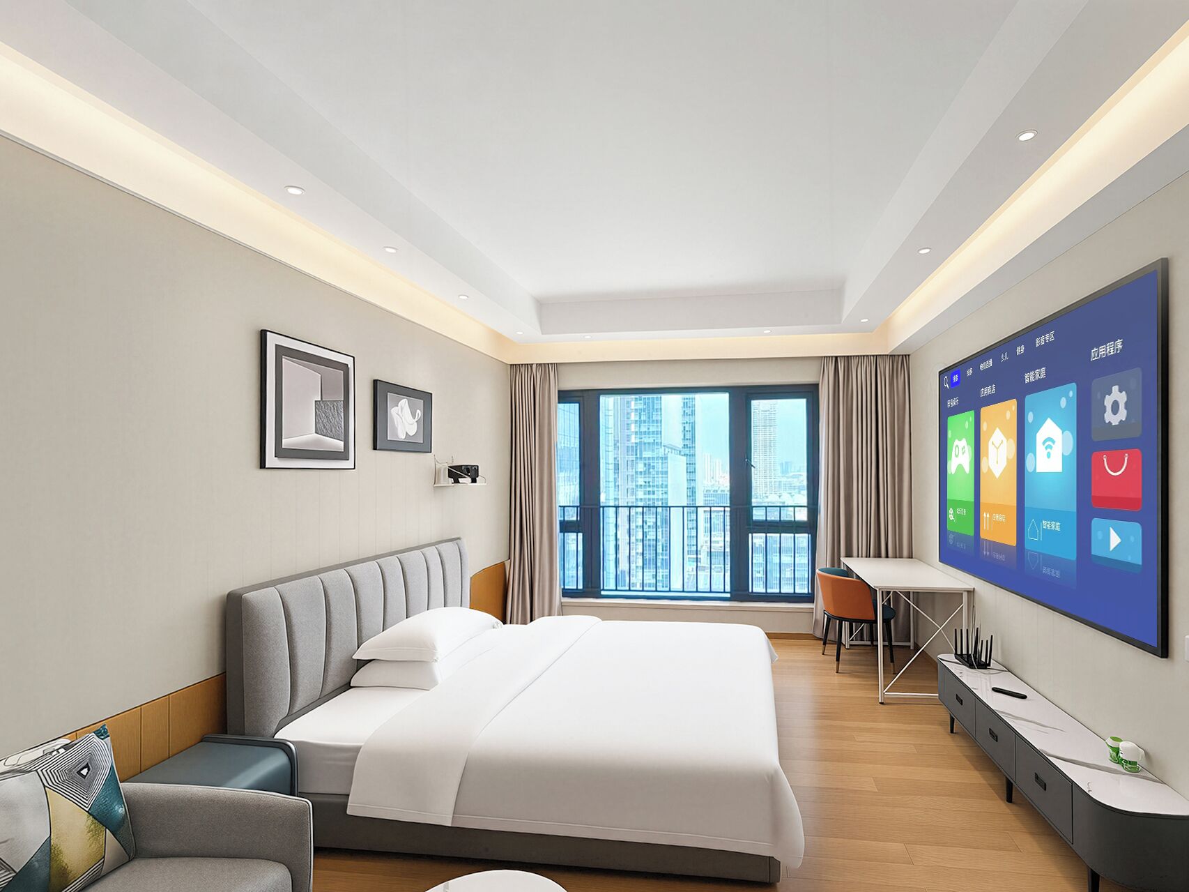 Superior-Doppelzimmer, Stadtblick