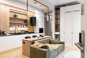 Familienapartment, Haustiere gestattet | Eigene Kochnische