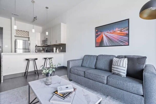 TV, offices - Modern condo near UAB, free on site parking (Birmingham)