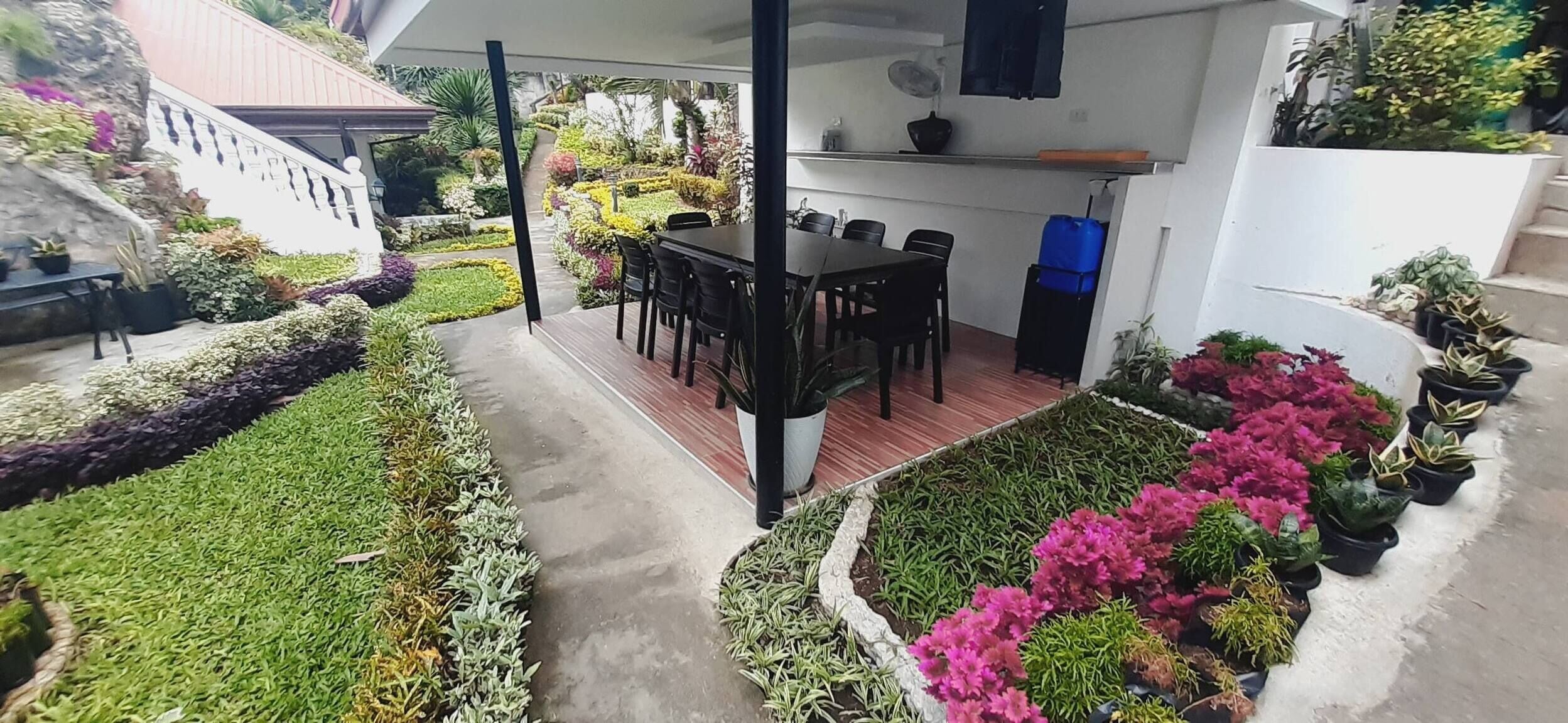 Appartement, 2 chambres, fumeur, patio | Restauration en plein air