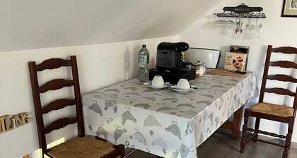 Chambre « Chambre Une » avec terrasse et jardin partagés, Wi-Fi