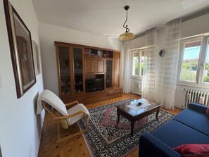 Una televisión, libros