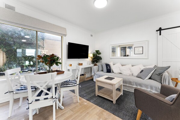 Living area - Villa Bliss on the Esplanade—Slow Days by the Sea (Henley Beach South)