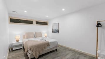 4 bedrooms, iron/ironing board, travel cot, WiFi
