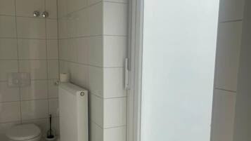 Double Room | Bathroom | Free toiletries, hair dryer (on request), towels, soap