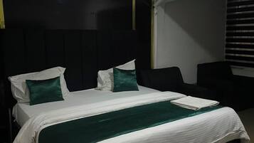 Executive Room | Blackout drapes, soundproofing