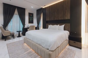 Standard Apartment, Balcony, City View | In-room safe, desk, laptop workspace, blackout curtains - Elite Vault By Lushville (Abuja)