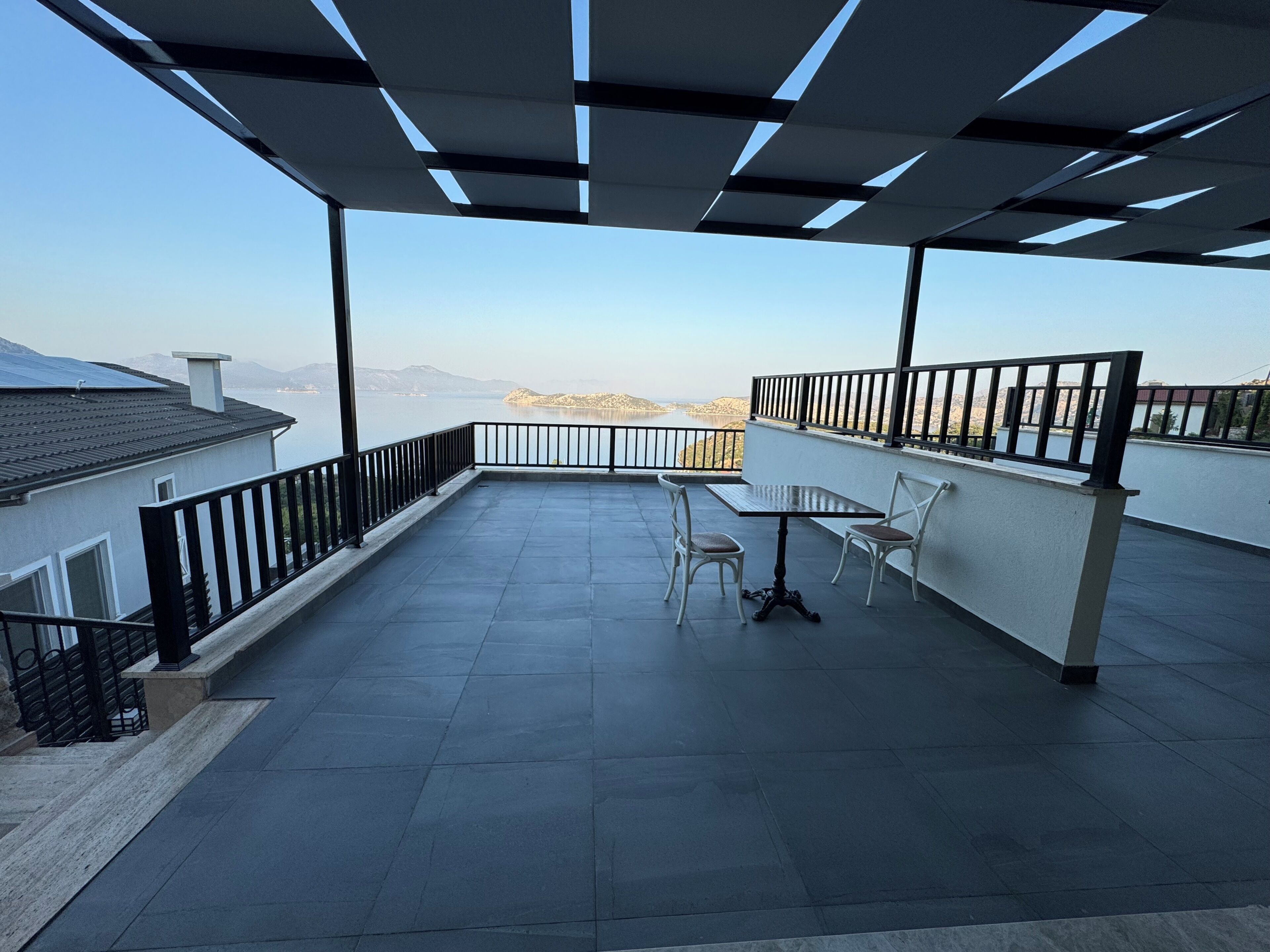 Double Room, Sea View | Outdoor dining