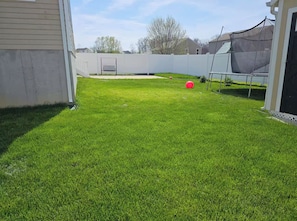 Property grounds - Family Excursion near Cincinnati with pool table, gym, and private backyard! (Burlington)