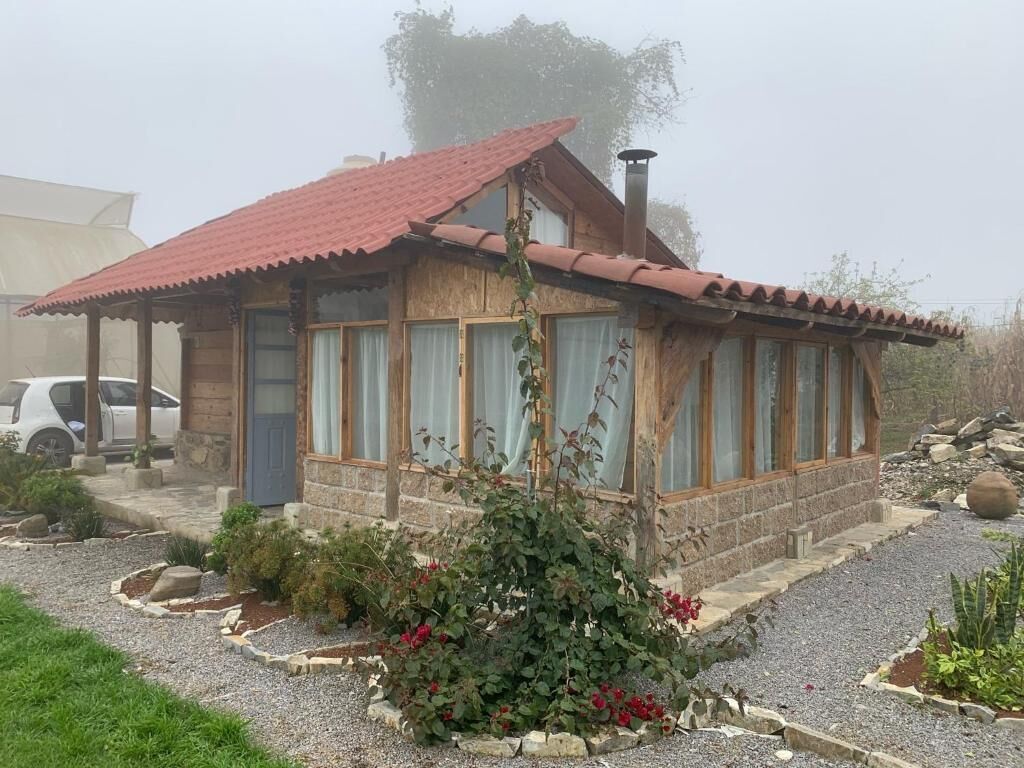 Chalet básico, patio, vista al jardín | Exterior