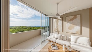 Living area - Praia Suites (Santa Marta)